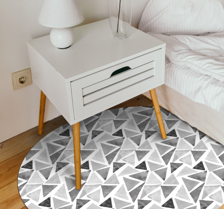 Geometrische marmeren textuur vinyl tapijt geometrisch - TenStickers