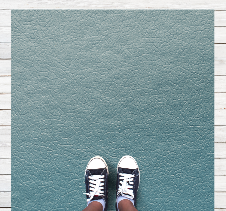 Getextureerd aqua-oppervlak vinyl tapijt met textuur - TenStickers