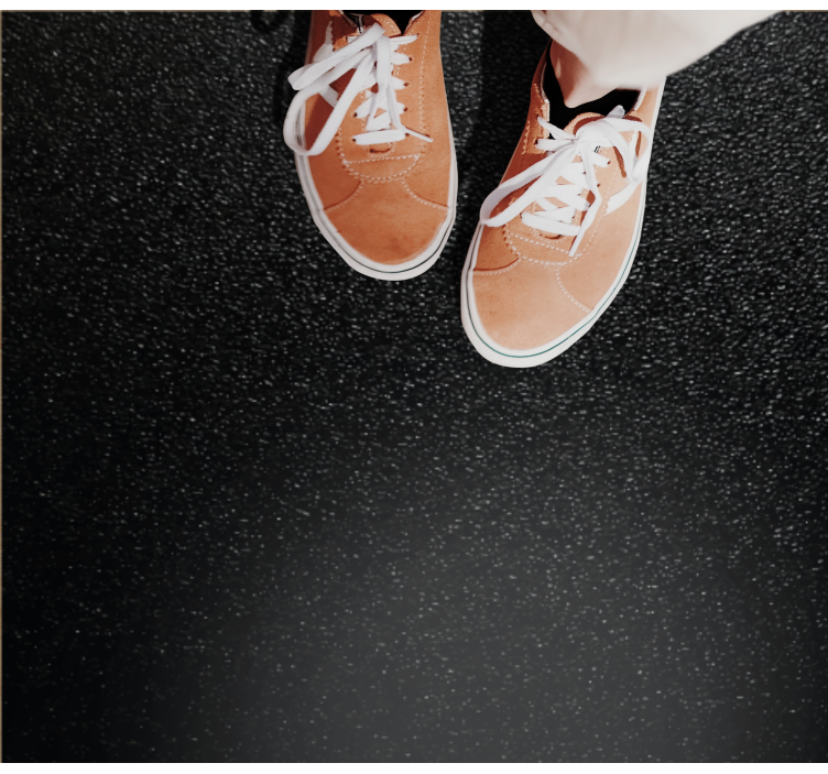 Getextureerde ebbenhouten coating vinyl tapijt woonkamer - TenStickers