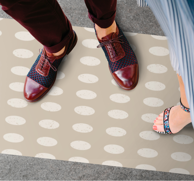 Gevlekt patroon vinyl tapijt met textuur - TenStickers