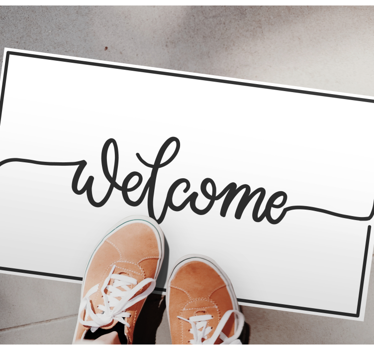 Vinyl tapijt ontvangst hal elegante ontvangst - TenStickers