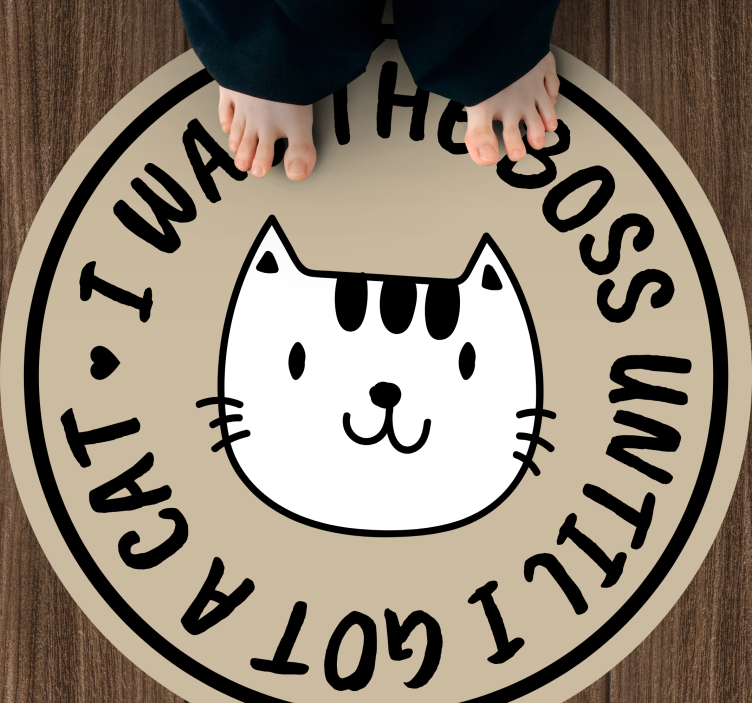 Kattenbaas tot vinyl tapijt alfabet - TenStickers