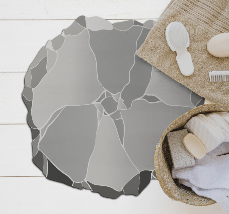 Knikkersimulatie marmeren vinyl tapijt - TenStickers