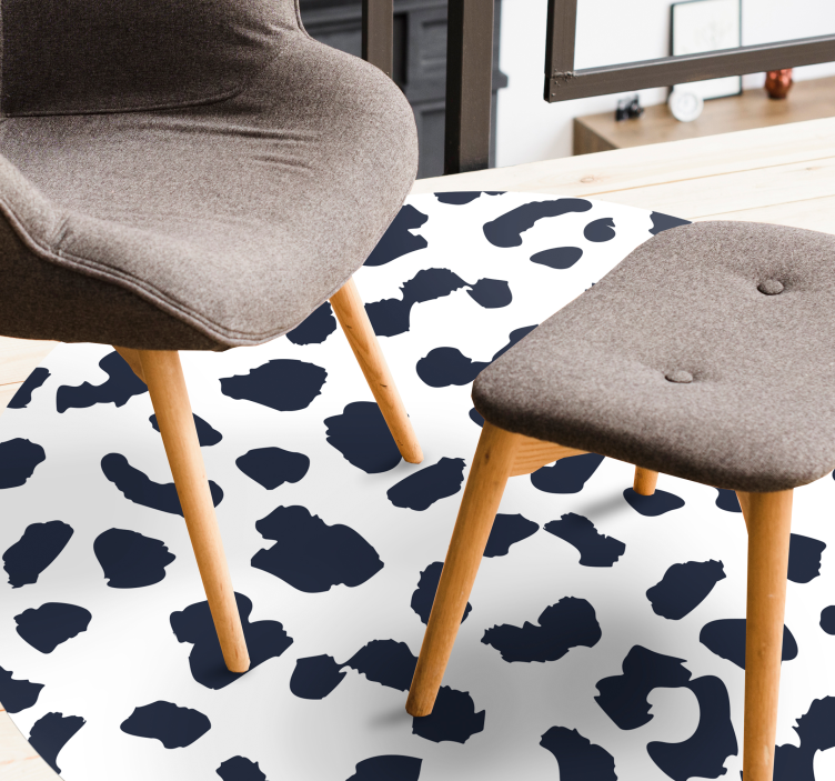 Koeienhuid patroon ontwerp vinyl tapijt dierenprint - TenStickers