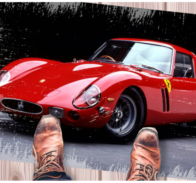 Moderne vinyl vloerkleed Ferrari 250 gto - TenStickers