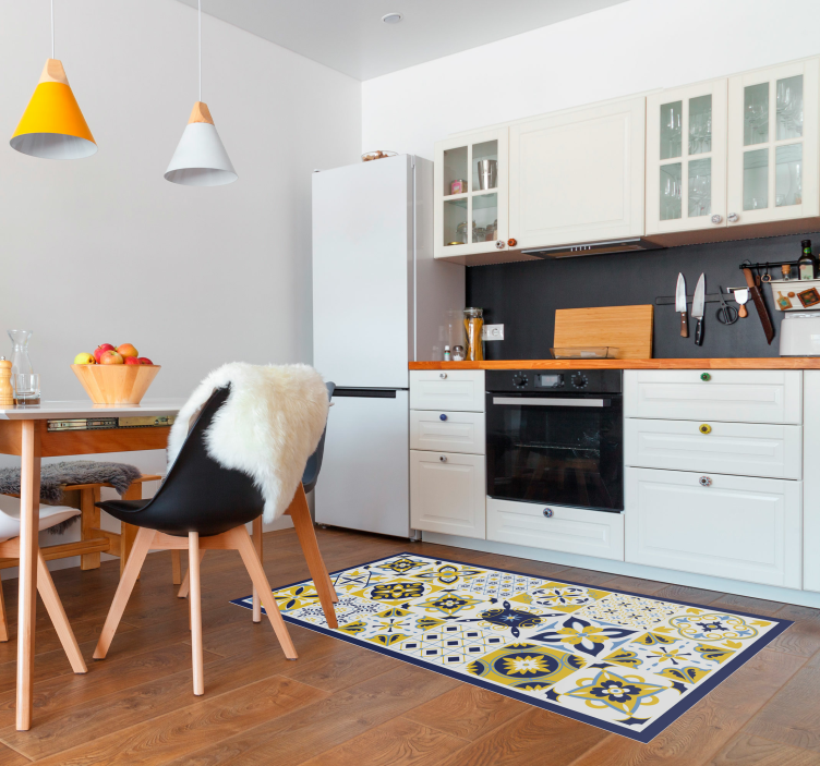 Mozaïek tegelensemble vinyl tapijt tegels - TenStickers