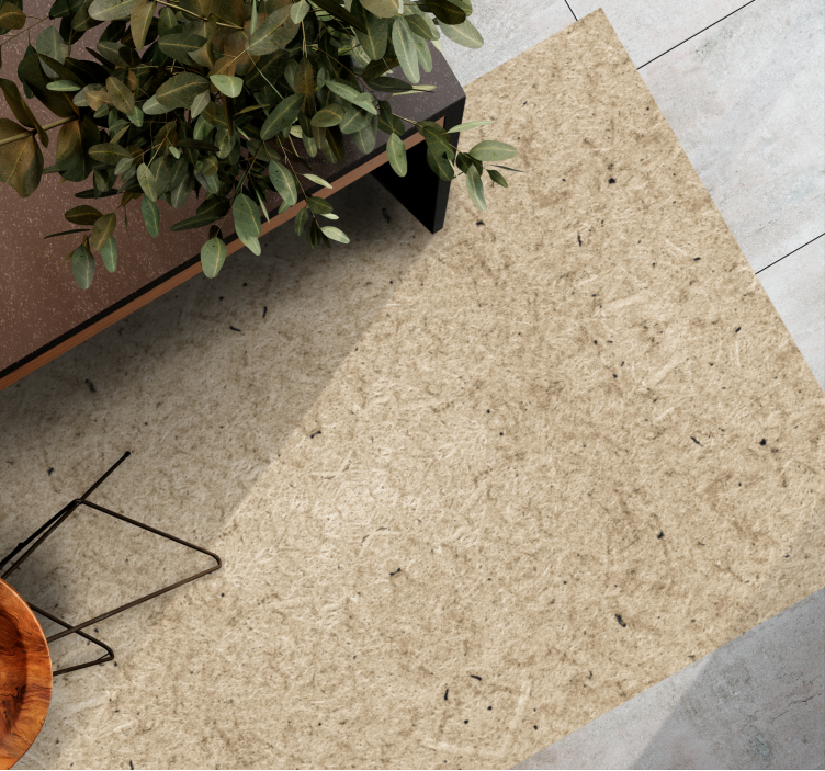 Natuurlijke eikenlook vinyl tapijt met houtstructuur - TenStickers