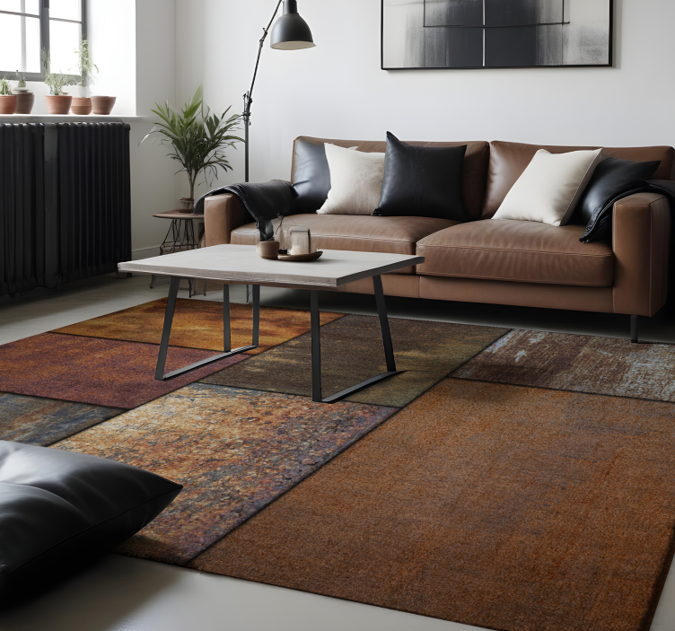 Vinyl vloerkleed rustieke stenenstructuur - TenStickers