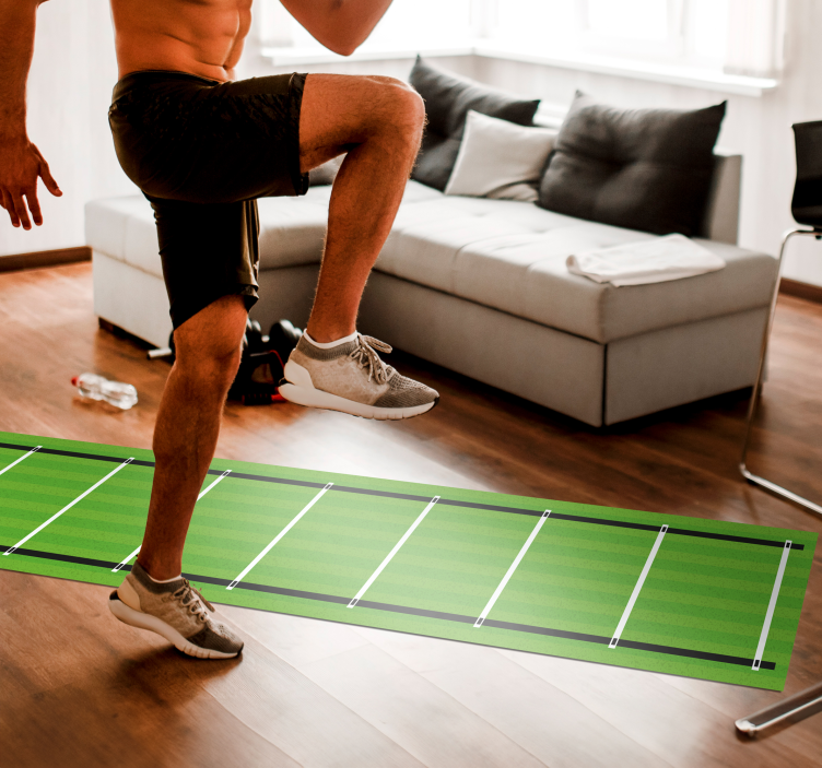 Snelheidstrainingsladder 5m Jeugd vinyl tapijt - TenStickers