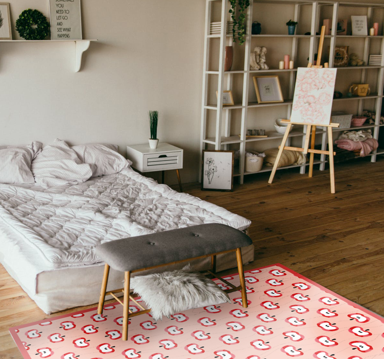 Speelse kinderkamermotieven vinyl tapijt voor meer kinderen - TenStickers