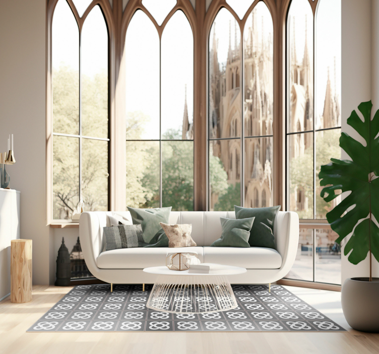 Tapijt pvc panot barcelona mozaïek - TenStickers