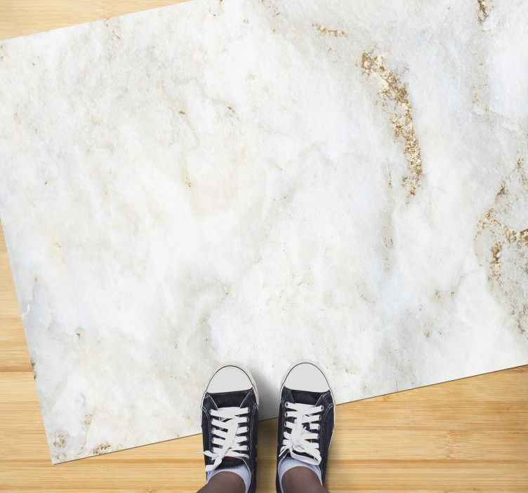 Verfijnd motief marmeren vinyl tapijt - TenStickers