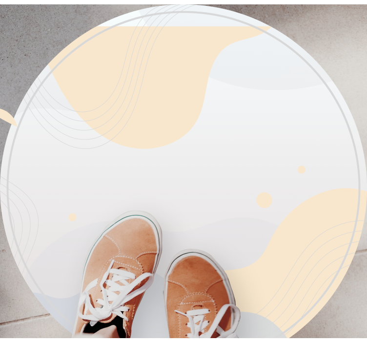 Zachte golfmotieven vinyl tapijt minimalistisch - TenStickers