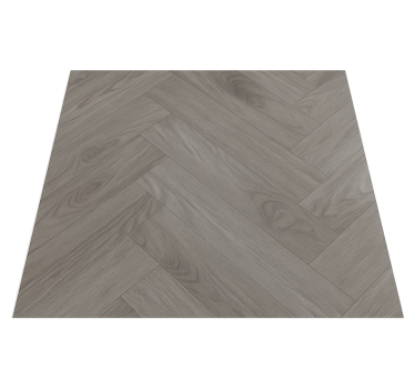 Woodward taupe visgraatpatroon vinyl tapijt woonkamer - TenStickers