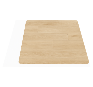Licht hout vinyl tapijt woonkamer - TenStickers