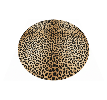 Vinyl tapijt woonkamer panterprint - TenStickers