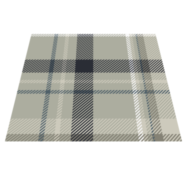Vinyl tapijt geometrisch grijs flanel - TenStickers