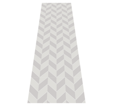 Vinyl tapijt geometrisch met geometrische vormen - TenStickers