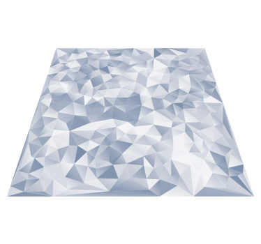 Vinyl tapijt geometrisch onregelmatige vormen - TenStickers