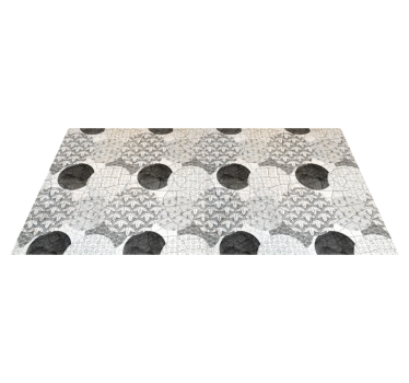 Vinyl tapijt geometrisch oosters geometrisch patroon - TenStickers