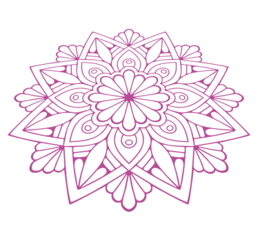 Vinyl tapijt geometrisch met verfijnd botanisch element - TenStickers