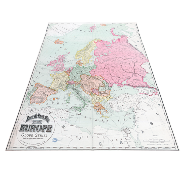 Vinyl tapijt wereldkaart kaart van europa 1900 - TenStickers