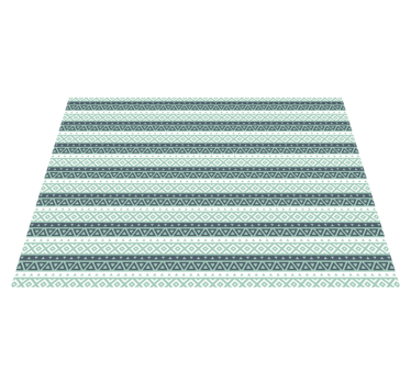 Geometrisch Patroon Woonaccessoire Vinyl tapijt woonkamer - TenStickers