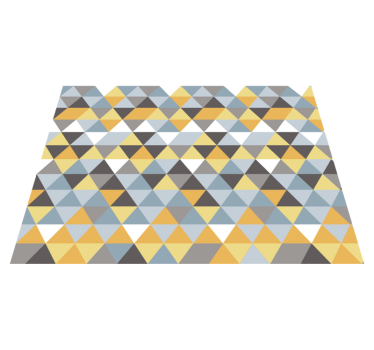 Scandinavisch vinyl vloerkleed in pastelkleuren - TenStickers
