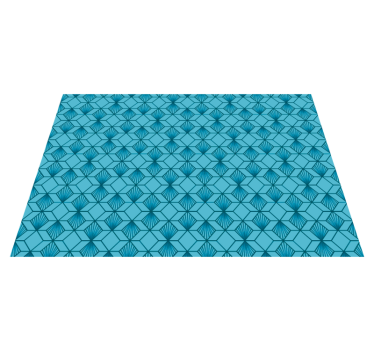 Weergave van geometrische patronen vinyl tapijt geometrisch - TenStickers