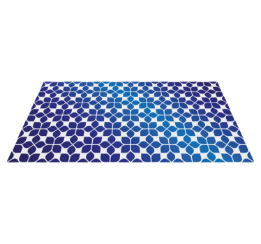 Geometrische tegels vinyl tapijt  - TenStickers