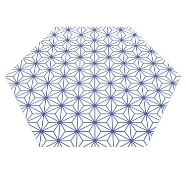 Geometrische sterpatronen vinyl tapijt geometrisch - TenStickers
