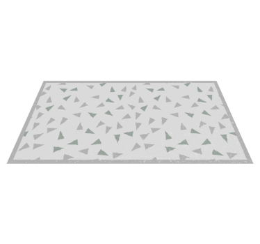 Vinyl tapijt geometrisch driehoekige componenten - TenStickers