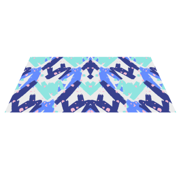 Abstract camouflagepatroon vinyl tapijt woonkamer - TenStickers