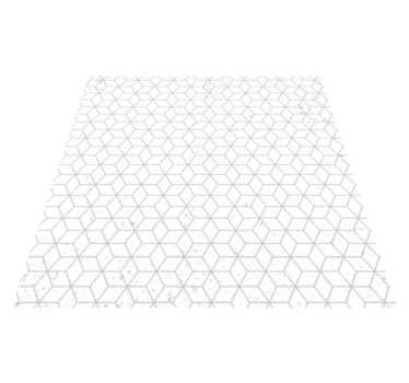Geometrische kubusillusie vinyl tapijt geometrisch - TenStickers