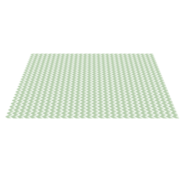 Chevronpatroon groen vinyl tapijt geometrisch - TenStickers