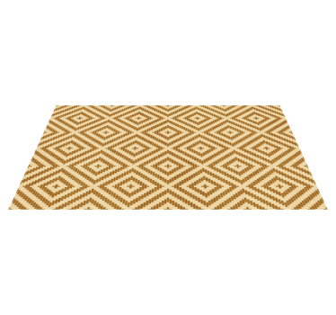 Diamant-textuur stijl vinyl tapijt geometrisch - TenStickers