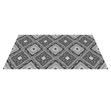 Diamant illusie vinyl tapijt geometrisch - TenStickers