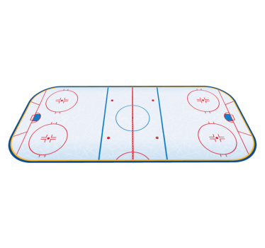 Spelletjes vinyl tapijt Ijshockeyveld - TenStickers