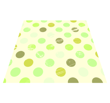 Harmonie van stippen vinyl tapijt geometrisch - TenStickers