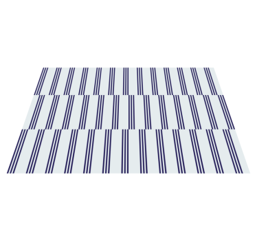 Marineblauw gestreept ontwerp vinyl tapijt woonkamer - TenStickers