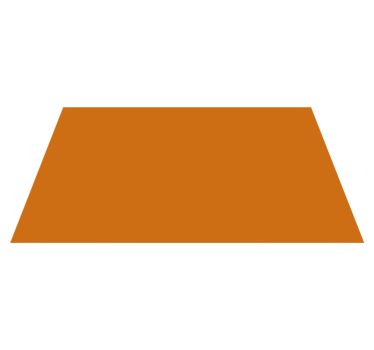 Monokleur oranje oppervlak vinyl tapijt woonkamer - TenStickers