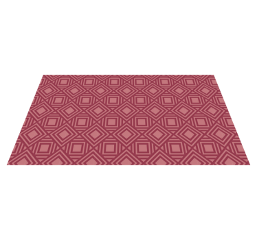 Diamantpatronen vinyl tapijt geometrisch - TenStickers