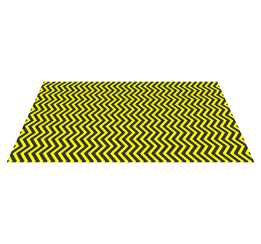 Chevron golfpatroon vinyl tapijt geometrisch - TenStickers