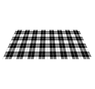 Contrasterend ruitjespatroon vinyl tapijt geometrisch - TenStickers