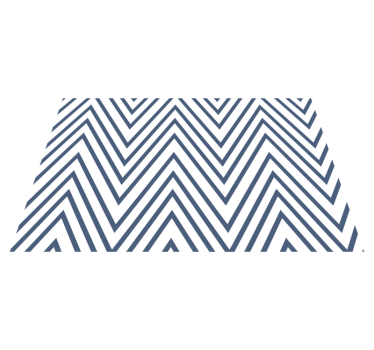 Vet chevronpatroon vinyl tapijt geometrisch - TenStickers