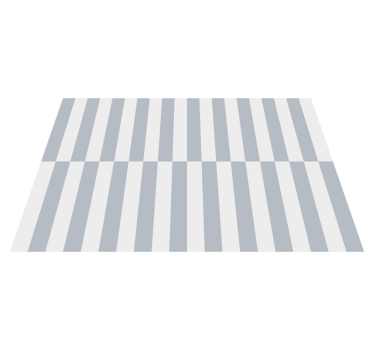Stijlvol gestreept concept vinyl tapijt geometrisch - TenStickers