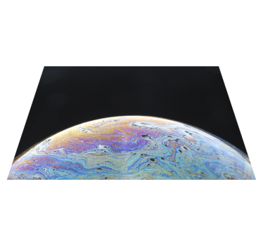 Kosmische kleurensfeer vinyl tapijt woonkamer - TenStickers