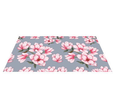 Vinyl tapijt Bloemen en planten Boom mooie magnolia - TenStickers