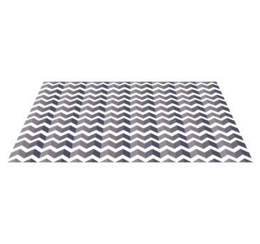 Chevron patroon elegant Geometrisch vinyl tapijt - TenStickers