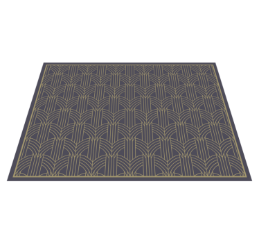 Elegant geometrisch patroon Geometrische vinyl vloerkleed - TenStickers